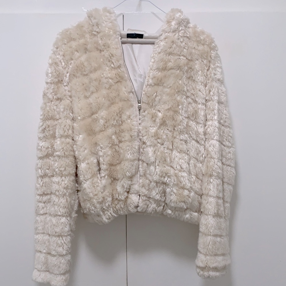 Cream Teddy jacket/coat